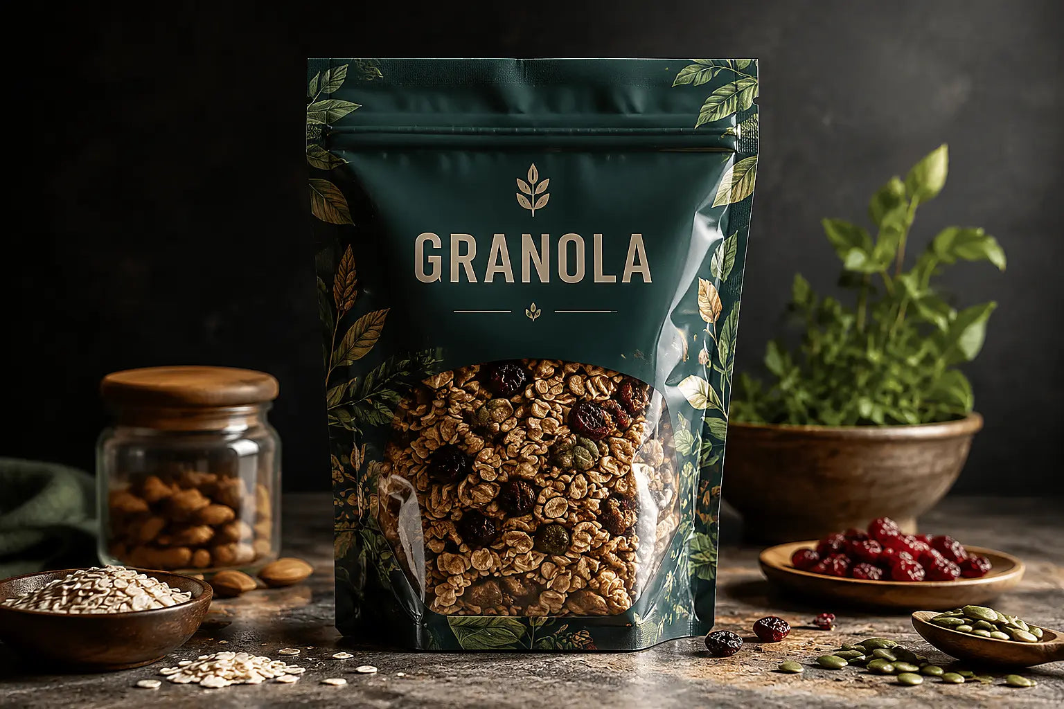 Stand Up Pouch packaging render