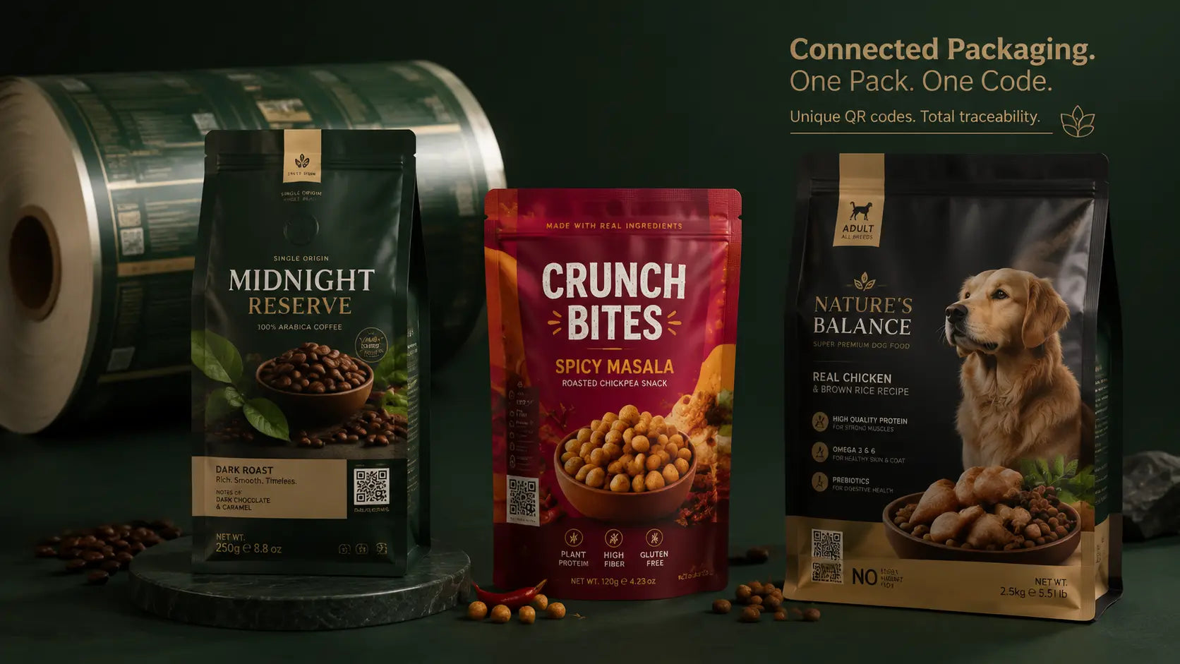 Finished Retail Packaging flexible packaging visual