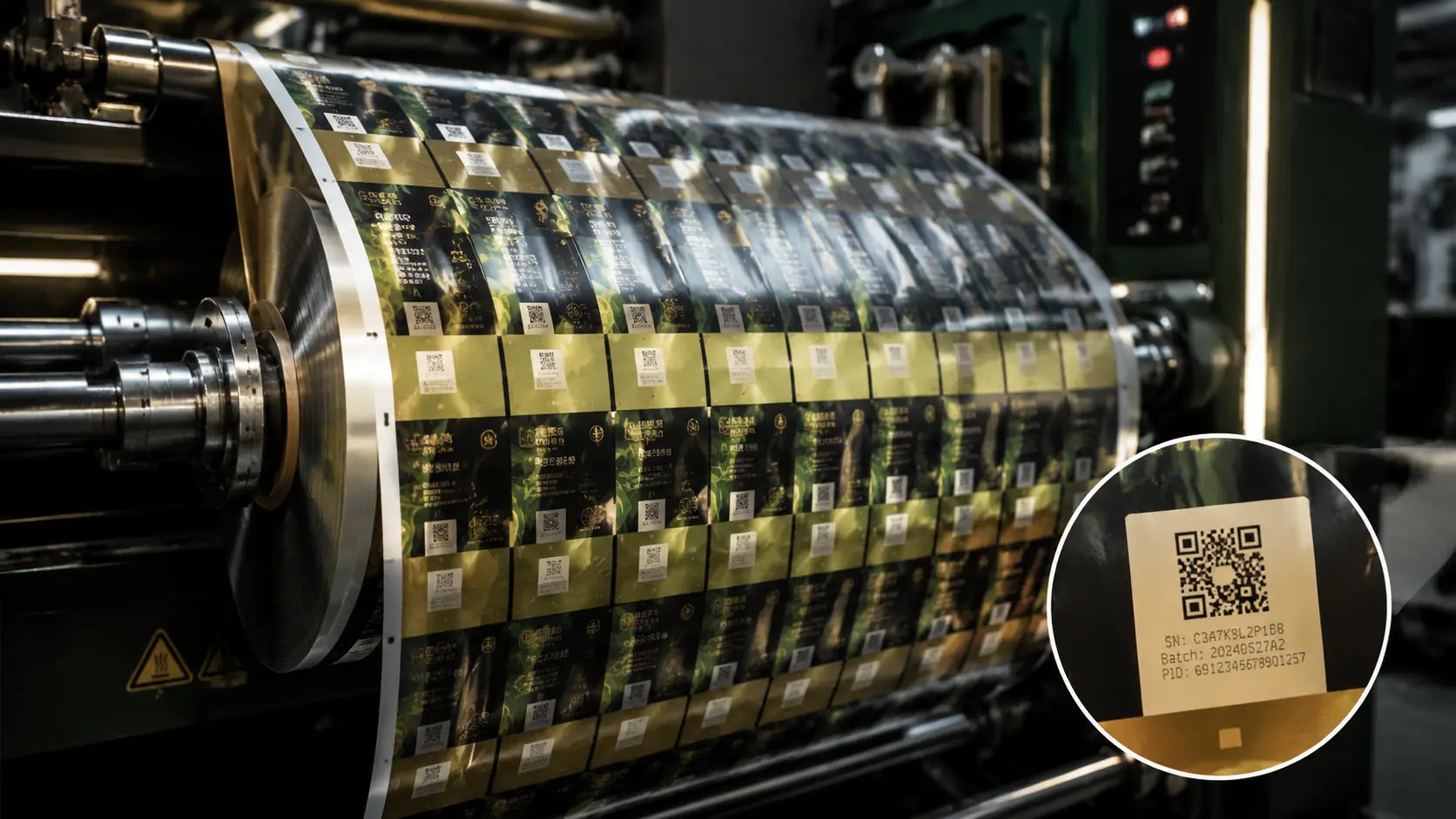 Printed Roll Film flexible packaging visual