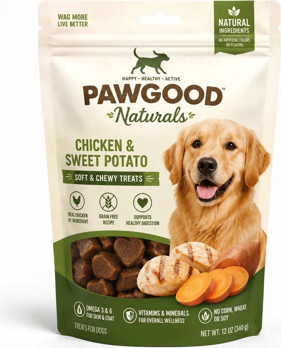 Single pet food pouch packaging product image