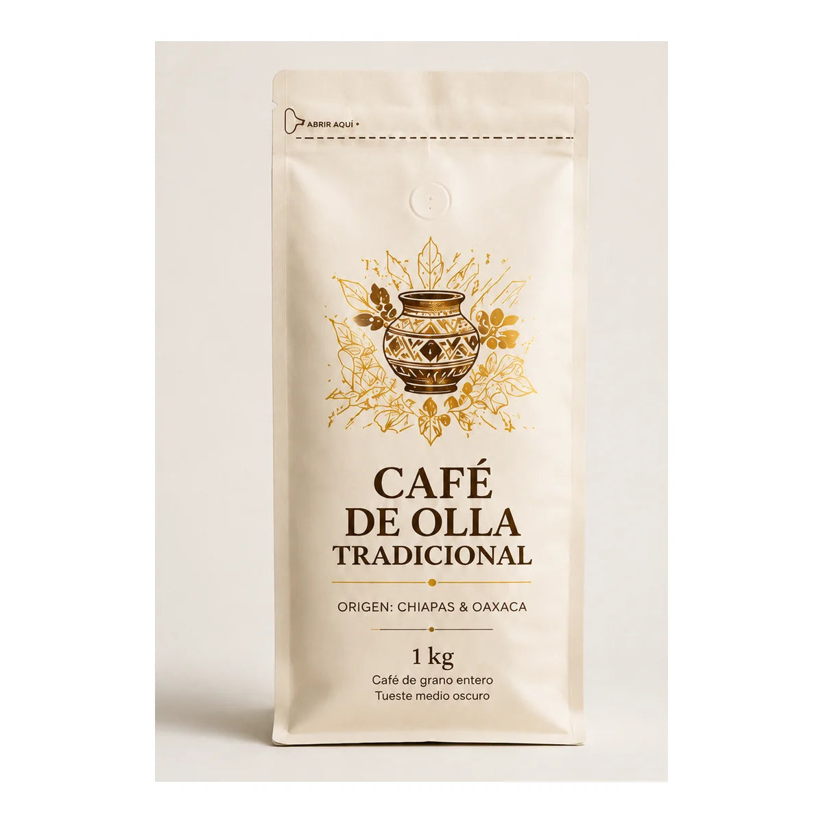 Flat bottom coffee pouch packaging format reference