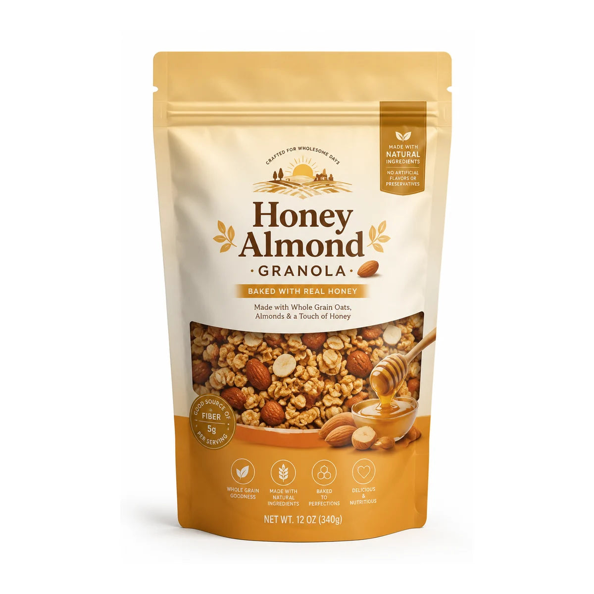 Flat bottom pouch packaging format reference