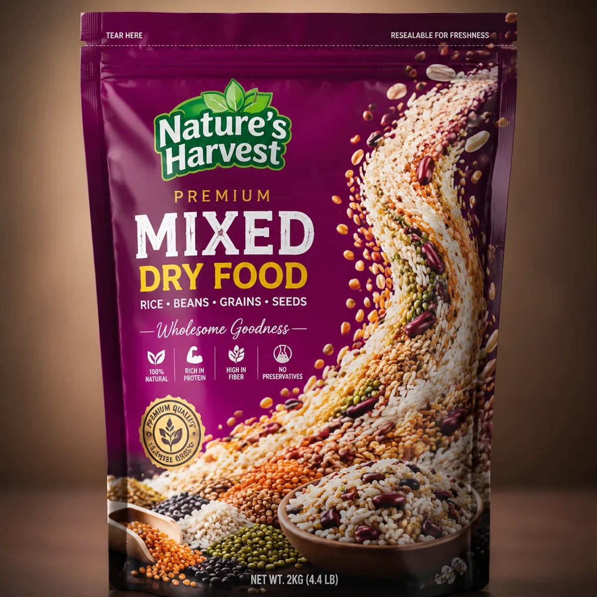 Single snack pouch used as RFQ product photo example
