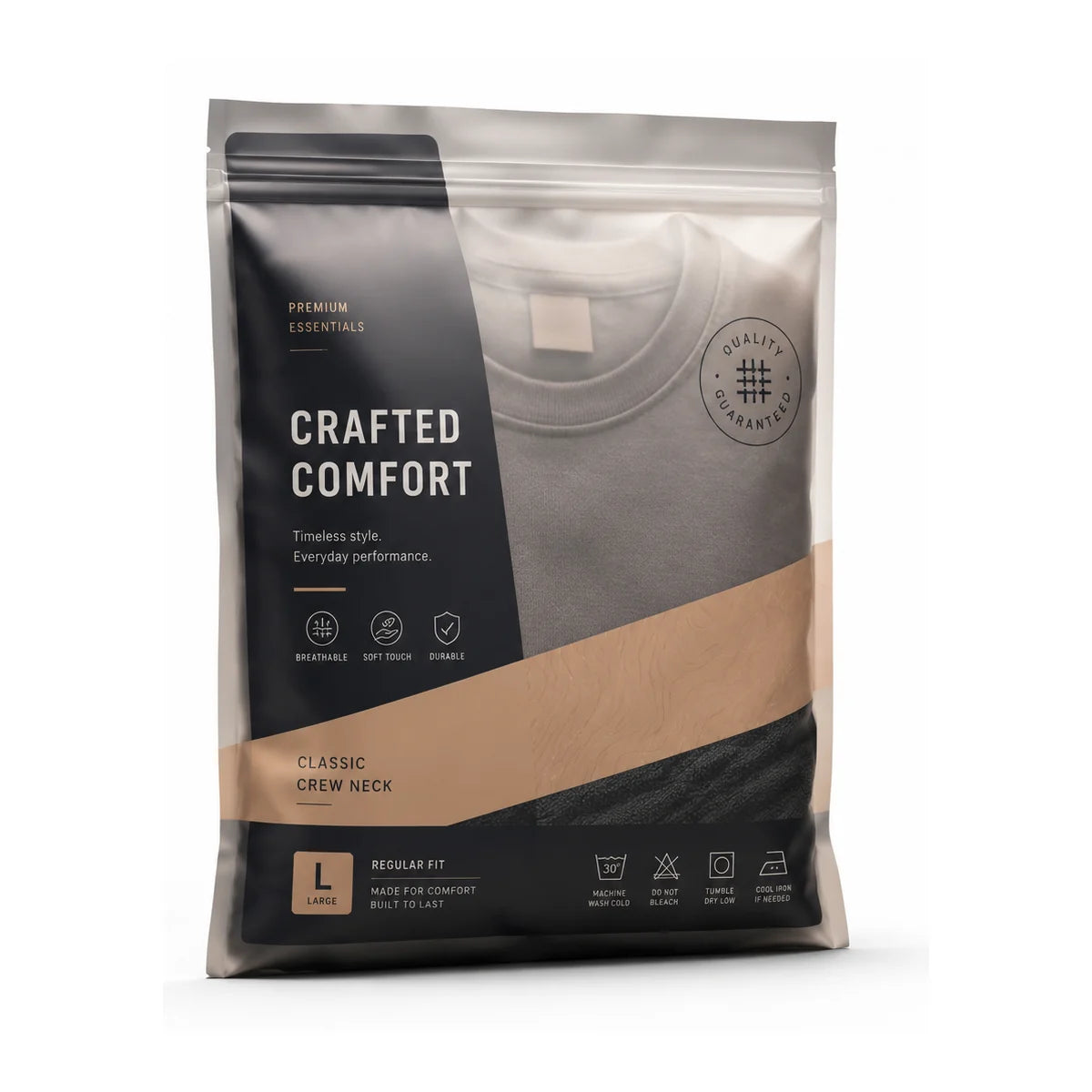 Printable Garment Packaging Bags packaging product visual
